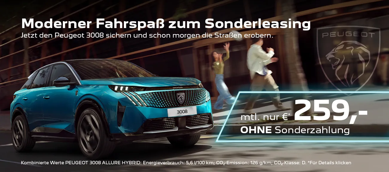 Peugeot 3008 Leasing