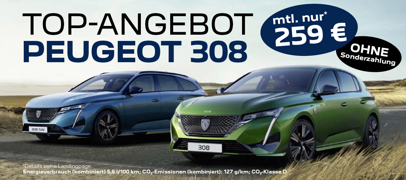 308 Top Angebot