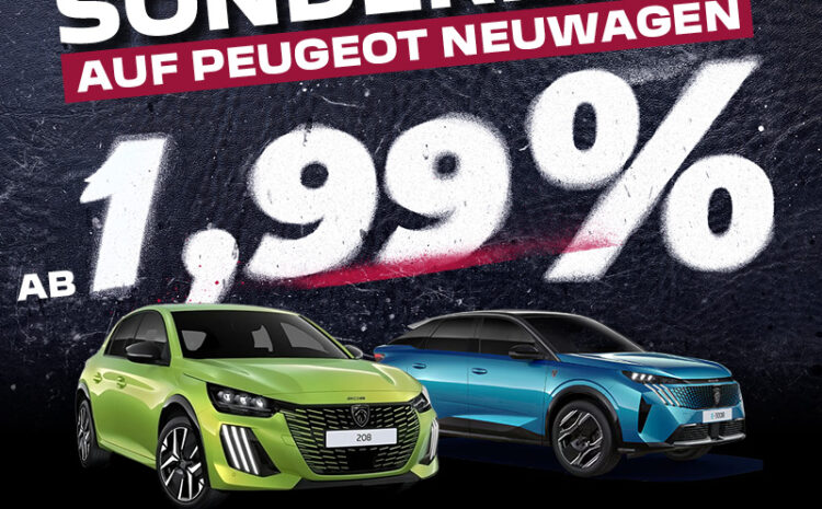  1,99% Finanzierung für Neuwagen